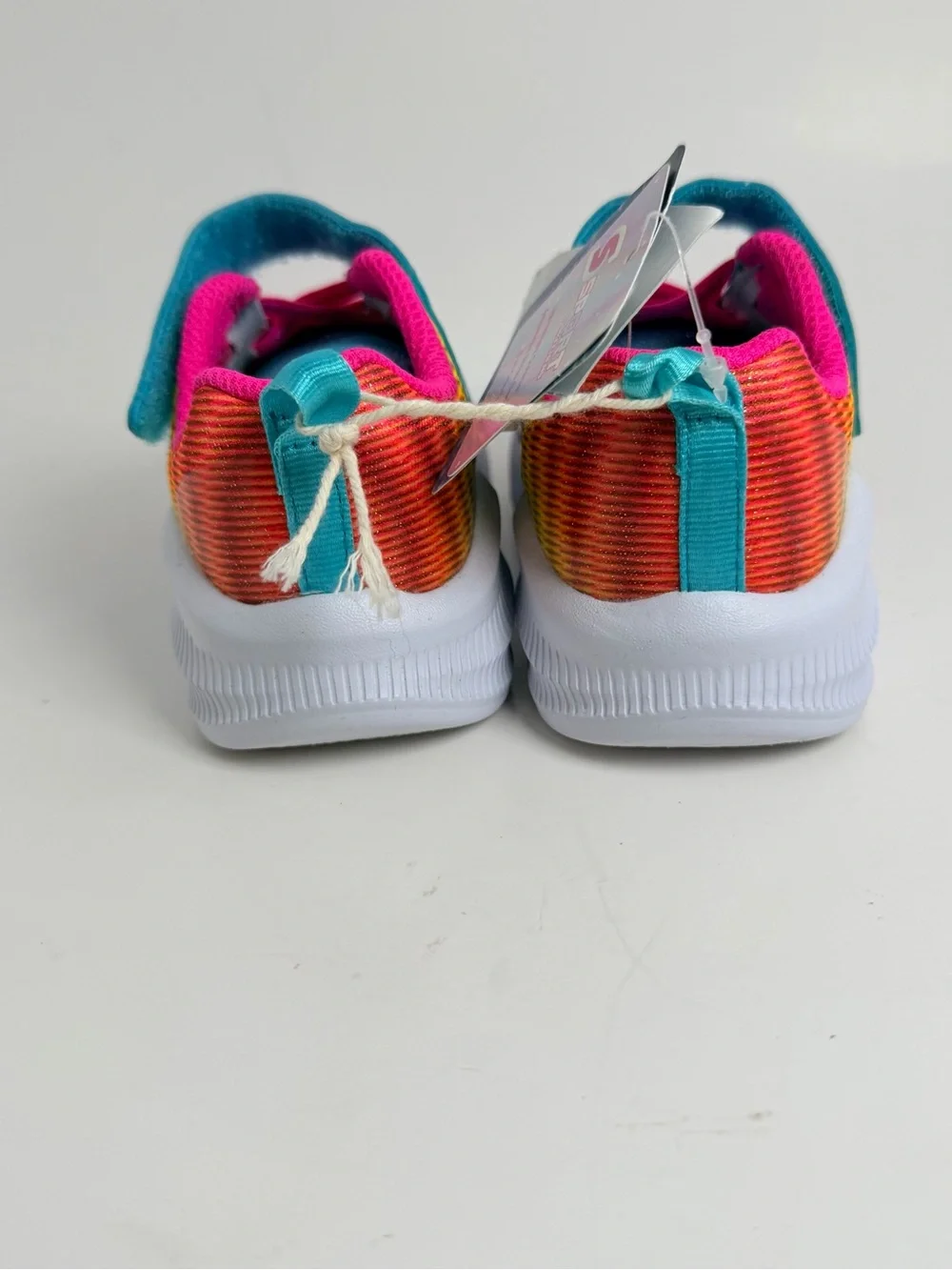 Skechers Kids Tie-Dye Rainbow Sneakers - Pink, Blue, Purple, Yellow